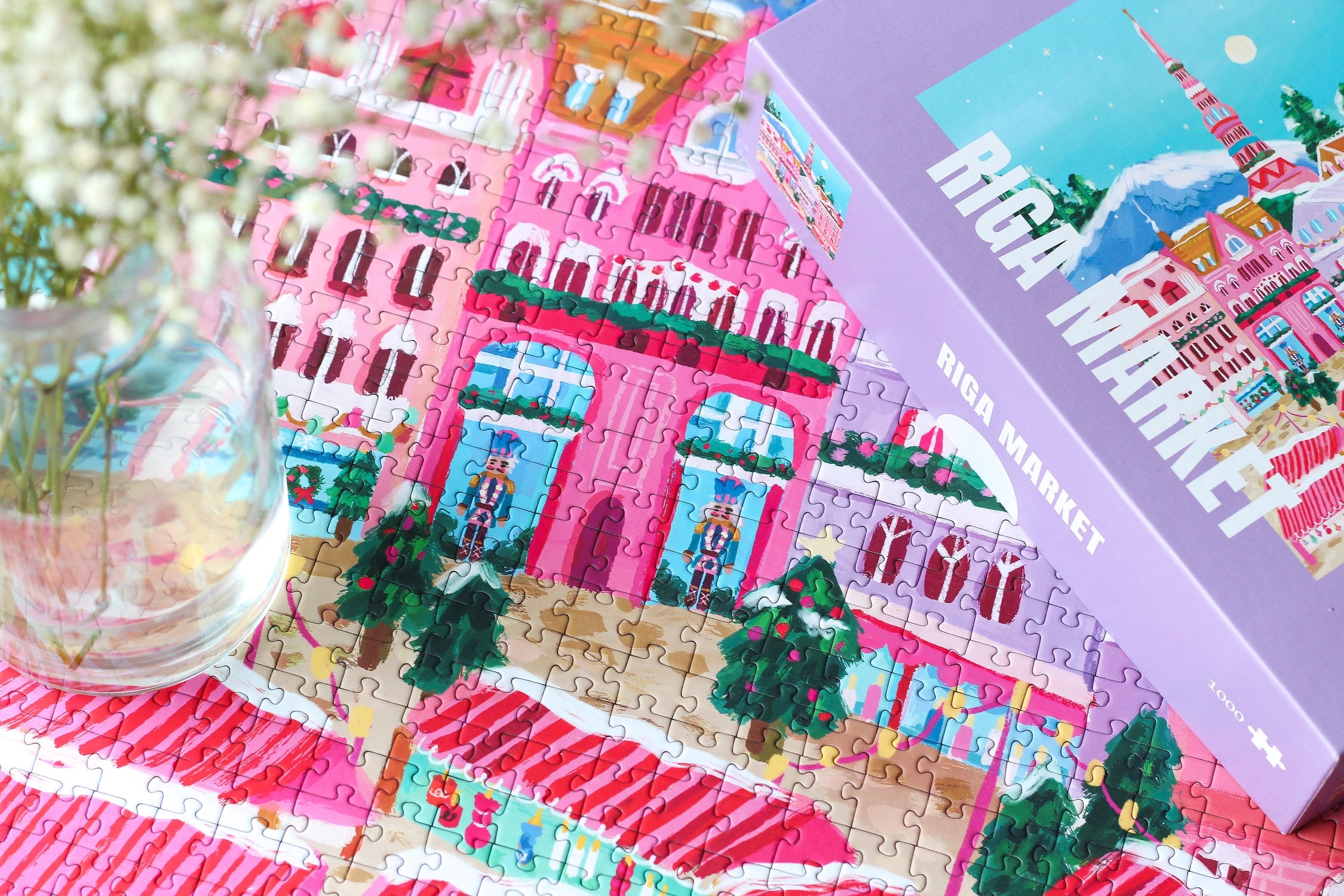 Piecely Riga Market Puzzle, 1000 Pieces