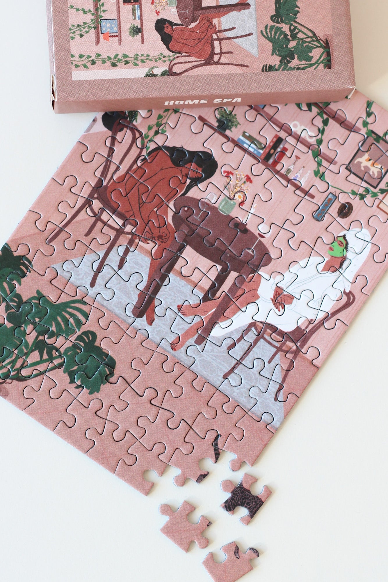 Piecely Home Spa Mini Puzzle, 99 Pieces