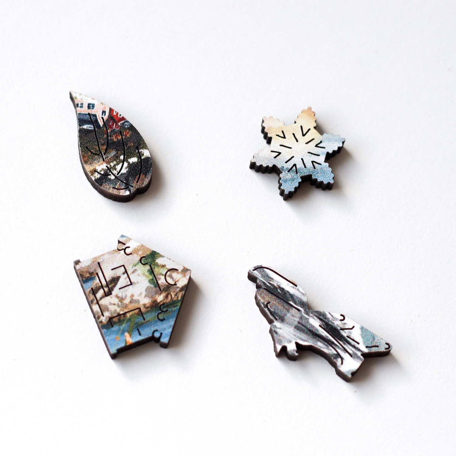 Piecely x Wentworth Lofoten Norway Wooden Puzzle, 40 Pieces