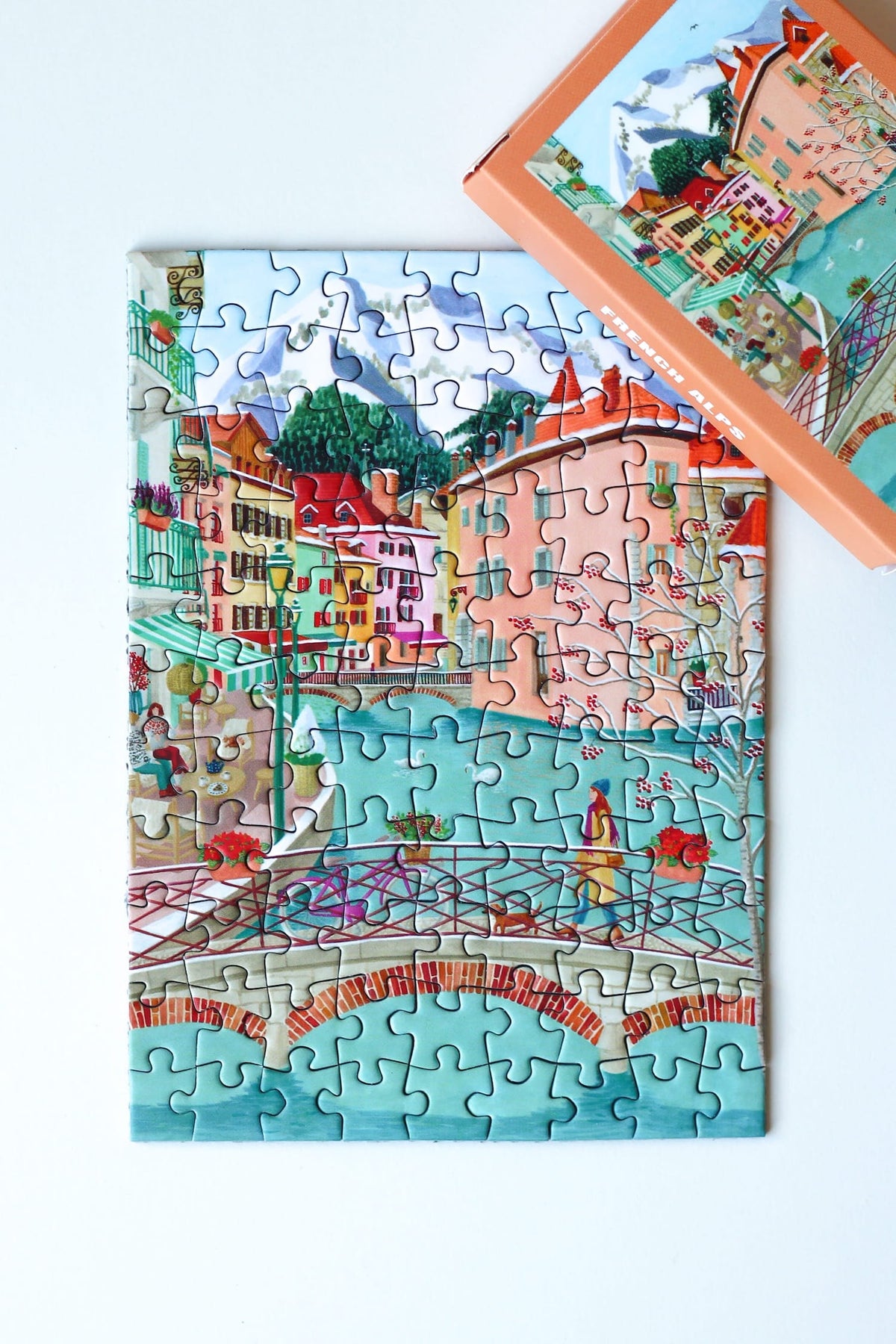 Piecely French Alps Minipuzzle, 99 Teile