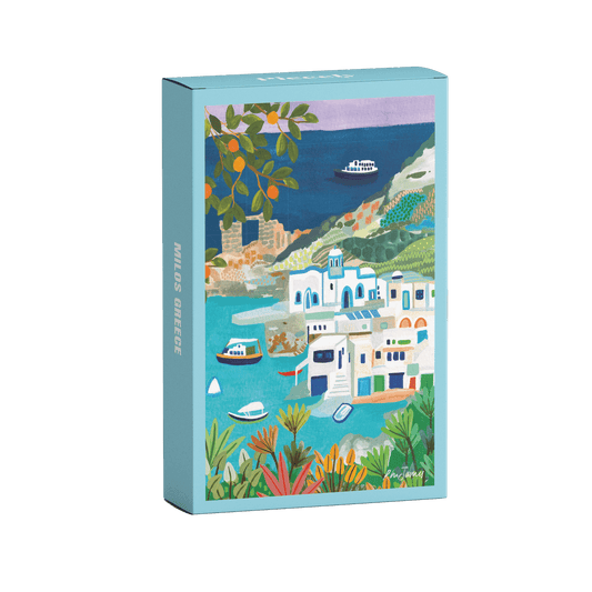 Piecely Milos Greece Mini Puzzle, 99 Pieces