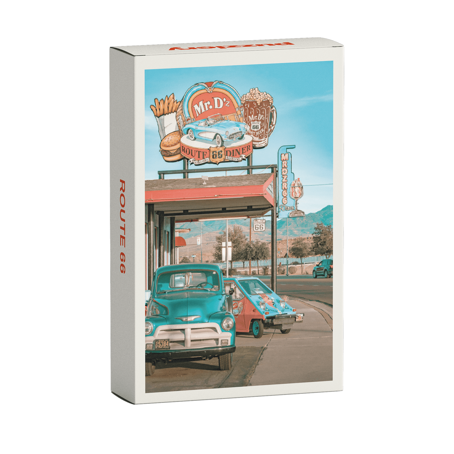 Puzzlery Route 66 Mini Puzzle, 99 Pieces