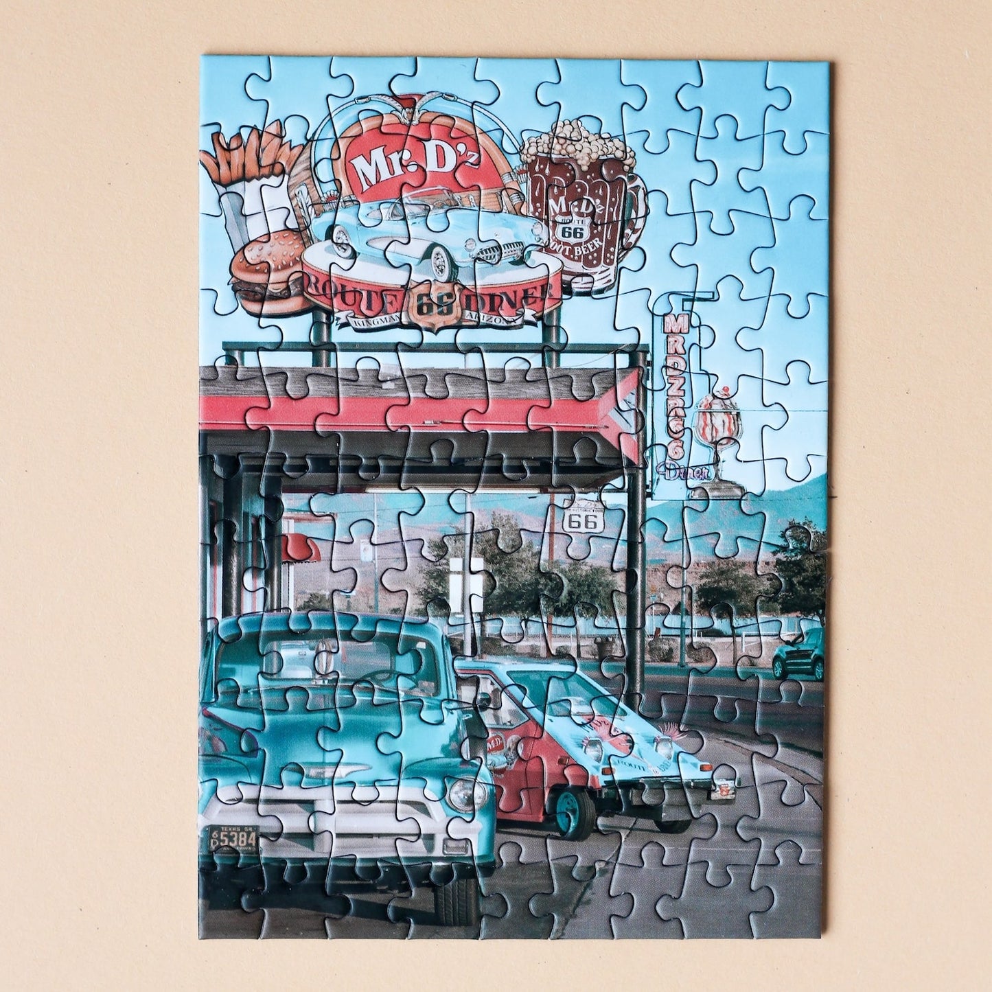 Puzzlery Route 66 Mini Puzzle, 99 Pieces