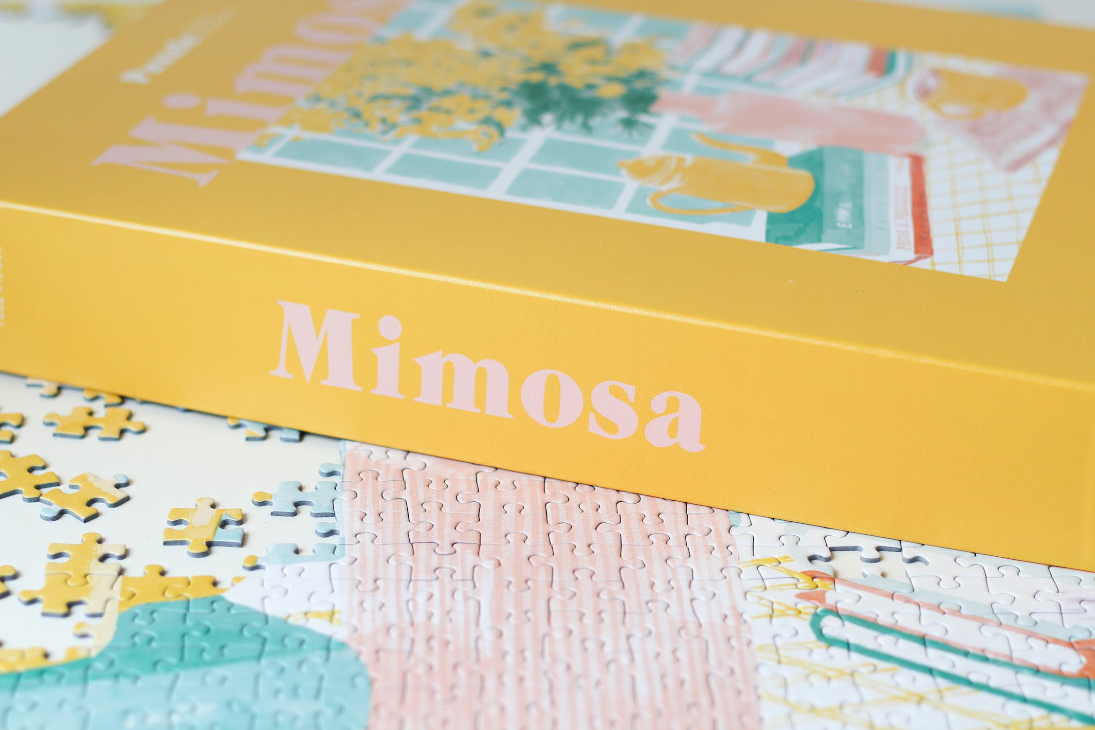 Piecely　Puzzle,　Libre　Mimosa　–　1000　Puzzles　Pieces　Piecely　x　Quartier
